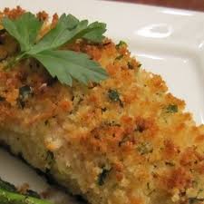 Parmesan Crusted Baked Fish Recipe Yummly Recipe Fish Recipes Baked Fish Recipes Seafood Recipes