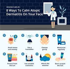 8 Ways To Calm Atopic Dermatitis On Your Face - Neurodermitis App