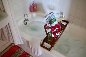 Product title bamboo bathtub tray bath adjustable caddy tray w exp. The Best Tray For Relaxing And Enjoyable Baths Cupcakes Cashmere