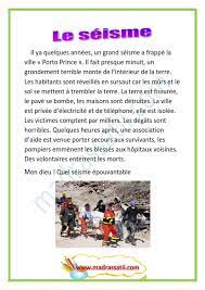 Les séismes dévastateurs se sont succédé. Production Ecrite Sur Les Catastrophes Naturelles Tsunami