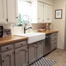In small kitchens, where space is at a premium, the biggest goal is usually to make the kitchen feel bigger. 2 Tone Kitchen Cupboards Novocom Top