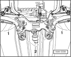 Bleed the hydraulic system to get rid of any air bubbles that would affect the height of the. Volkswagen Workshop Manuals Golf Mk4 Running Gear Axles Steering Front And Four Wheel Drive Wheels Tyres Axle Align Wheel Alignment Adjusting Camber On Front Axle