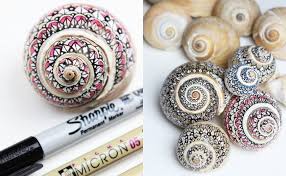 Basteln Mit Schneckenhausern Basteln Mit Muscheln Muschel Basteleien Schnecke Basteln