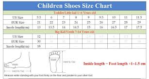 Kid Shoe Size Us China Kids