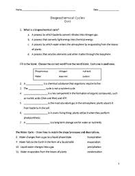 Review science atmosphere answers play this game to review science. Biogeochemical Cycles Quiz By Math And Science Teacher Made Stuff