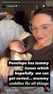 The Traitors star Charlotte Chilton reveals her baby daughter is struggling  with 'tummy issues'
