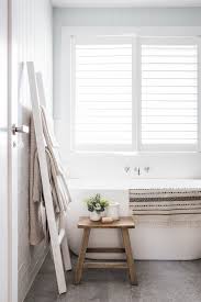 In this bathroom, we paired a warm travertine floor with lots of luxurious fabric. Bathroom Styling My 5 Top Tips Making Your Home Beautiful