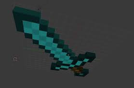 3d models new & unrated price. Minecraft Diamond Sword 3d Model 2 3ds Fbx Stl Blend Obj Free3d