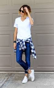 Black And White Checkered Shirt Outfit Men One Little Momma What I Wore Men S White V Neck Fashion Street Style Outfit Fashion Outfits