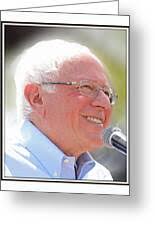 Bernie Sanders Greeting Card by Constance Lowery