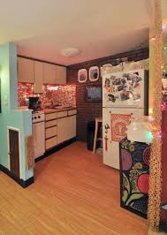 Laura Lee S Bright Playful Basement Studio Kitchen Decor Apartment Kitchen Decor Stores College Apartment Decor