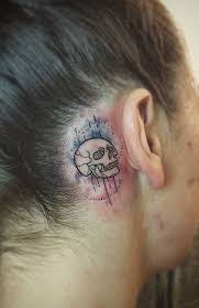 When you think of celestial tattoos, what do you think of? 185 Trendy Behind The Ear Tattoos And Ideas Tattoo Me Now