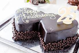 Themetalfoundry 40th wedding anniversary sundial, from $79, etsy. Heart Shaped Wedding Anniversary Cakes Images