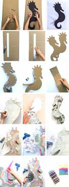 Pinata Selber Basteln Karton Pappe Geissklebepistole Buntes Papier Schere Zeitschriftseiten Pinata Basteln Einhorn Party Ideen Kindergeburtstag Basteln