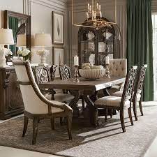 Vintage Salvage Rectangular Dining Set W Tristan And Reeves Chairs Furniture Dining Table Upholstered Dining Chairs