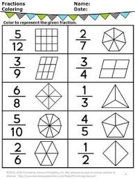 Free Fractions Pictures 2nd 3rd Grade Fractions Review F Fractions Worksheets 3rd Grade Math Worksheets Math Fractions Worksheets