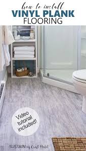 My wife wants hard surface floors and my research has lead my to lifeproof as the stuff i think i want to use. How To Install Vinyl Plank Flooring Video Tutorial Sustain My Craft Habit