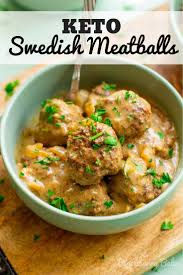 Keto Swedish Meatballs Meatballs With Pork Rinds Low Carb Meatballs Keto Meatballs Keto Recipe Keto Dinner Low Carb Meatballs Keto Pork Rinds Recipes