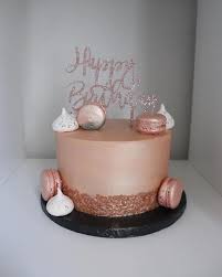 Birthday Rose Gold Cake Ideas Black And Rose Gold Birthday Cake Gold Birthday Cake Cake Gold Birthday