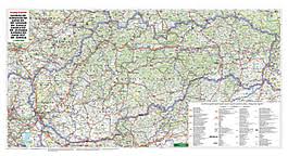 Slowenien ist nicht die slowakei. Slowakei Landkarte Poster 120 X 65cm