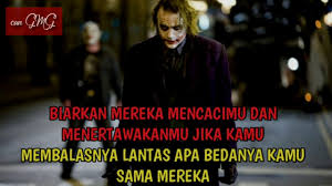 Kata kata bijak joker terlengkap cocok sama kehidupan kita. Story Wa Joker Kata Kata Bijak Youtube