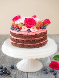 Wedding Cake Vegan Au Chocolat Et Aux Fruits Rouges Cake Vegan Recette Wedding Cake Idee Gateau