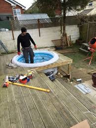 Starting To Take Shape Hot Tub Gazebo Hot Tub Backyard Hot Tub Garden