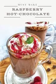 Slow Cooker Hot Chocolate With Raspberry Mint Drizzle Wish Farms Raspberry Recipes Hot Chocolate Recipes Mint Hot Chocolate Recipe Raspberry Recipes