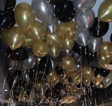 Silver and black balloons styles that will blow your mind away. 2 000 Free Floating Gold Silver Black Latex Balloons