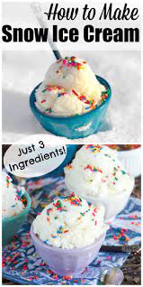 How To Make Snow Ice Cream Recipe Recipe Snow Ice Cream Snow Icecream Recipe Homemade Ice Cream Recipes