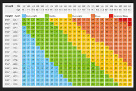 Bmi Chart Height Weight Chart Arshvir Singh Gill