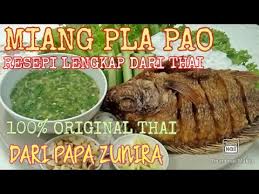 Your palate takes a journey along the soi phibun 2, udon thani, thailand, through the udon miang pla pao to the delicious of , phone no. Resepi Lengkap Miang Pla Pao Tilapia Lettuce Wrap With Thai Green Seafood Dipping Sauce Nam Jim Youtube