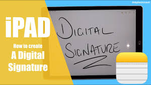Electronic signature the world's #1 way to sign electronically. How To Create A Digital Signature In The Notes App For Ipad Youtube