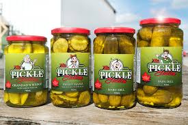 B&g pickles (only the polish dill spears, crunchy kosher dill gherkins, and the zesty garlic spears). Pickles The Pickle Station