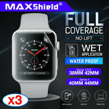 Maxshield Screen Protector Fr Apple Watch Series 3 4 5 6 Se 38 42 40 44mm Iwatch Ebay