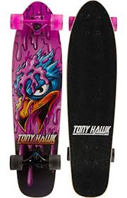 Vintage skateboard tony hawk late 1980s pictograph. Tony Hawk 31 Complete Cruiser Skateboard 9 Ply Maple Desk Skate Board For Cruising Carving Tricks And Downhill Pink Hawk Buy Online In Grenada At Grenada Desertcart Com Productid 135387072