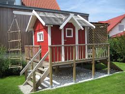Kinderspielhaus Bauplan Spielhaus Stelzenhaus Terrasse Schwedenhaus Garten Haus In Heimwerker Baustoffe H Spielhaus Garten Kinder Spielhaus Garten Spielhaus