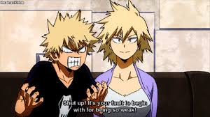 Katsuki tends to disregard the notion that quirks shouldn't be used in public, and will activate his quirk for a number of reasons, such as to intimidate someone, to punctuate a point, out of frustration, or even if he just feels like showing off. Is Mitsuki Bakugou An Abusive Mom Quora