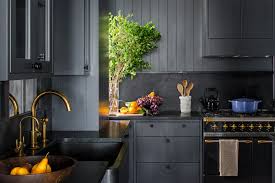 Blue and brown is a classic color scheme; How Black Became The Kitchen S It Color Architectural Digest