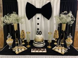 See more ideas about 60th birthday cakes, 60th birthday cake for men, cakes for men. Pin By Zory Medluc On Bow Tie Party 50th Birthday Party Decorations Black And Gold Party Decorations 50th Birthday Party Ideas For Men