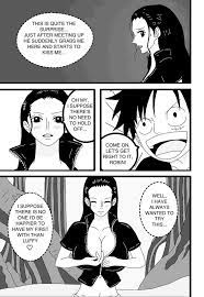 Luffy X Robin Page Two By Idafkun On Deviantart Luffy Robin One Piece Anime