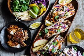 Assemble tacos by filling cabbage leaves with the cooked fish, diced tomato, onion, and avocado. Blackened Fish Tacos W Jazz Apple Cabbage Slaw Jazz Apple Recipes