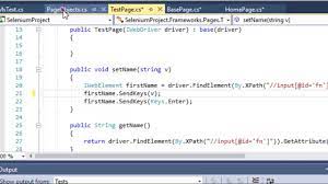 Lecture 19 Page Object Models In Selenium In C Net Youtube