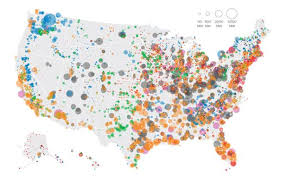Mapping How The United States Generates Its Electricity The Unit Map Data Visualization