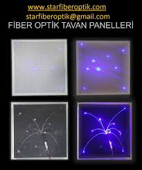 star fiber optik fiber optik isikli yildiz tavan paneli 30x30cm ebatinda metal led tavan yildiz