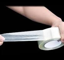 25M Strong Glass Fiber Transparent Striped Single Side Adhesive Tape  Industrial Strapping Packaging Fixed Seal Tape - AliExpress