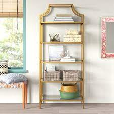 White chrysanthos 71'' h x 35.5'' w geometric bookcase. Ksnzocgazmasmm