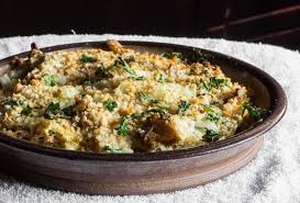 Cauliflower Mushroom Gratin Cauliflower Mushroom Stuffed Mushrooms Vegetarian Recipes