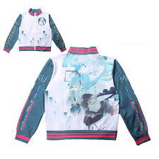 Unisex Hatsune Miku Unisex Hoodie Sweatshirts Hooded Coat Zipper Jacket Cosplay Costume Clothing Shoes Accessories Vishawatch Com