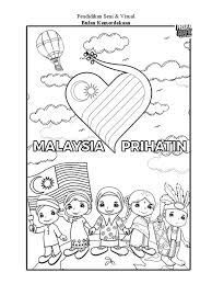 Coloring pages are an effective way to get young kids excited about learning. Colouring Merdeka